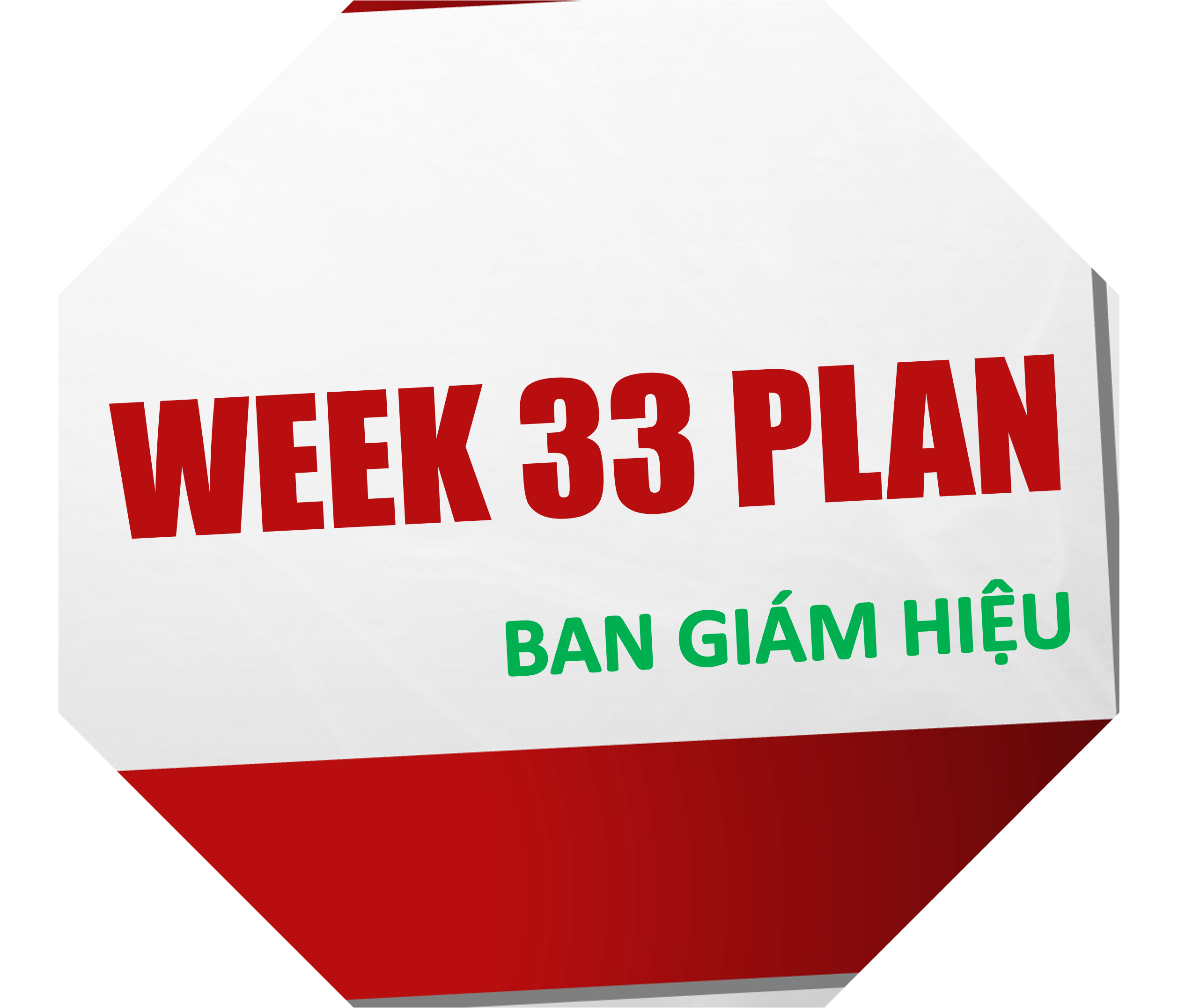 Kế hoạch hoạt động tuần 33 (2024-2025)